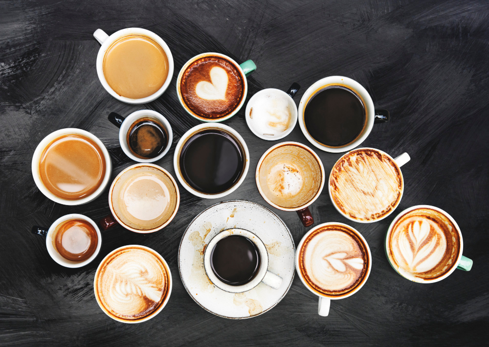 Different types of latte