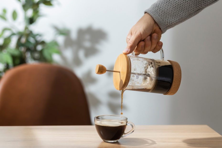 how to make a coffee in a french press